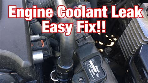 coolant leak chevy cruze|Chevy Cruze Coolant Leak Symptoms and Repair Explained